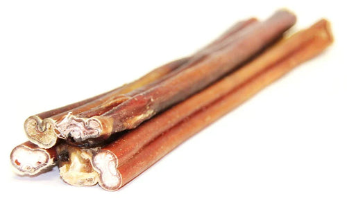 Tuesday's Natural Dog Company Thick Bully Sticks Odor Free Dog Treats (6 Bulk)