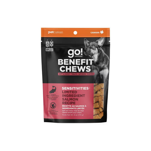 Petcurean Go! Solutions Benefit Chews Sensitivities Limited Ingredient Salmon Dog Treats (6 oz)