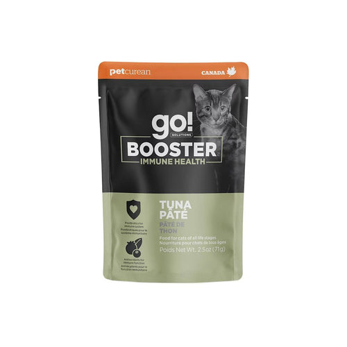 Petcurean Go! Solutions Booster Tuna Pâté for Immune Health Wet Cat Food (2.5 oz)
