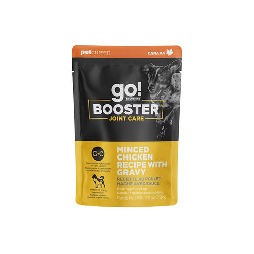 Petcurean Go! Solutions Booster Minced Chicken with Gravy for Joint Care Wet Dog Food (2.8 oz)