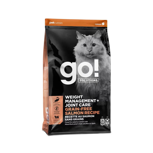 Petcurean GO! Weight Management + Joint Care Grain-Free Salmon Dry Cat Food (3 LB)