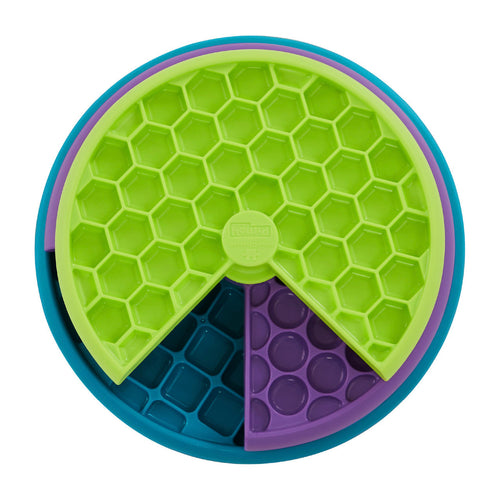 Outward Hound Lickin' Layers Dog Puzzle Game Dog Toy (Multi)