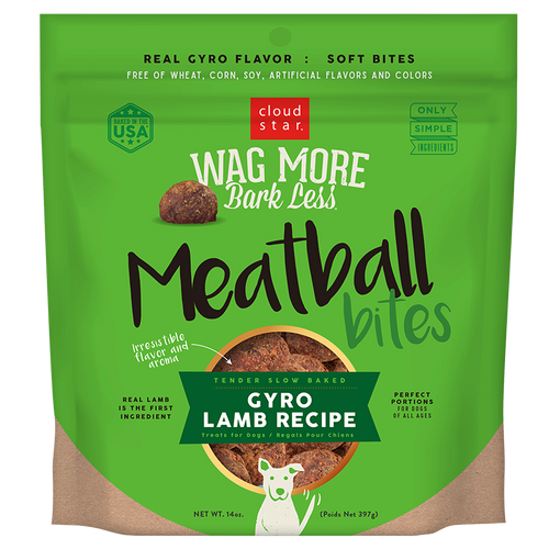 Wag More Bark Less Grain Free Meatball Bites: Gyro Lamb Recipe