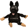 Huggle Hounds Project K-9 Hero, K-9 Mattis Knottie Plush Dog Toy, Large