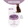 Outward Hound Fun Feeder Yin Yang Purple Large Slow Feed Bowl