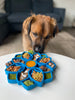 SodaPup Mandala Design Etray Enrichment Tray For Dogs (Purple - 8” wide X 8” tall 0.9” thick)