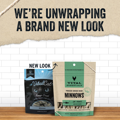 Vital Essentials Freeze Dried Raw Minnows Cat Treats (.5 OZ)