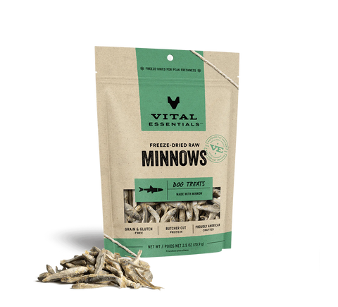 Vital Essentials Freeze-Dried Minnows Dog Treat