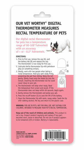 Vet Worthy Pet Digital Thermometer