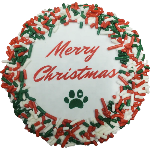 K9 Granola Factory Merry Christmas Cake Dog Treat