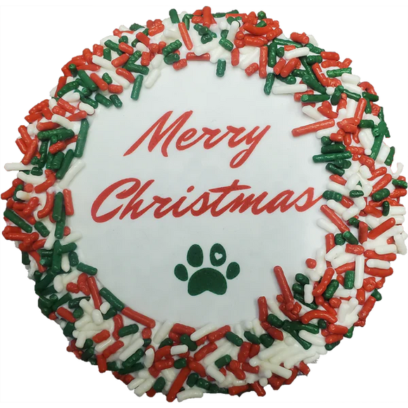 K9 Granola Factory Merry Christmas Cake Dog Treat