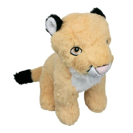 Tall Tails Crunch Mountain Lion Plush Dog Toy