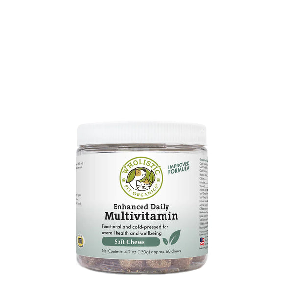 Wholistic Pet Organics Enhanced Daily Multivitamin for Dogs