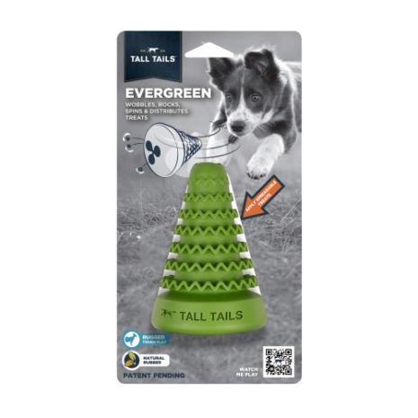 Tall Tails Natural Rubber Evergreen