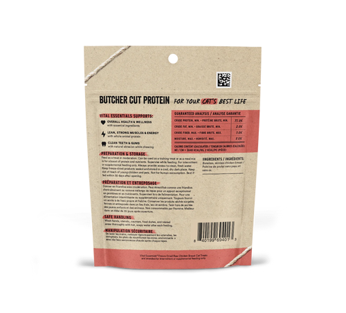 Vital Essentials Freeze-Dried Raw Chicken Breast Cat Treats (1 OZ)