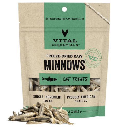 Vital Essentials Freeze Dried Raw Minnows Cat Treats (.5 OZ)