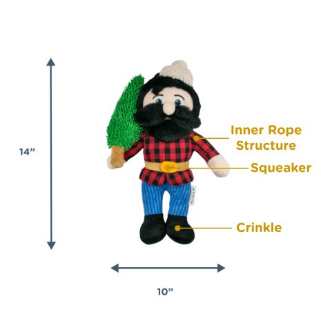 Tall Tails Paul Bunyan Rope Body Dog Toy (14)