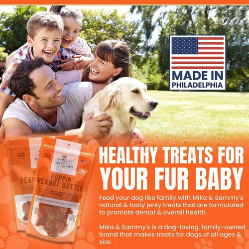 Mika & Sammy's Poppin' Peanut Butter Dog Treats