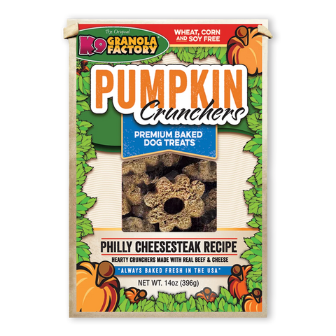 K9 Granola Factory Pumpkin Crunchers Philly Cheesesteak Recipe