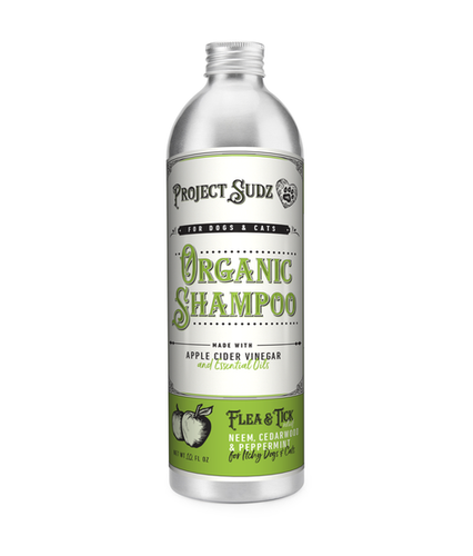 Project Sudz Organic Flea & Tick Relief Liquid Shampoo