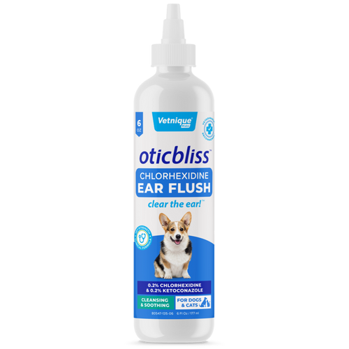 Vetnique Labs Oticbliss™ Anti-Bacterial & Anti-Fungal Chlorhexidine Ear Flush