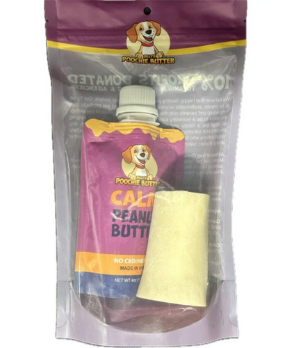 Poochie Butter 3-4 White Bone + 4oz Calm Squeeze Pack