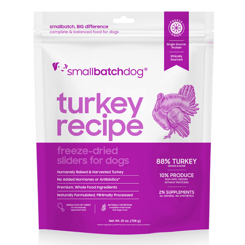 Smallbatch Freeze-dried Turkey Small Bites for Dogs