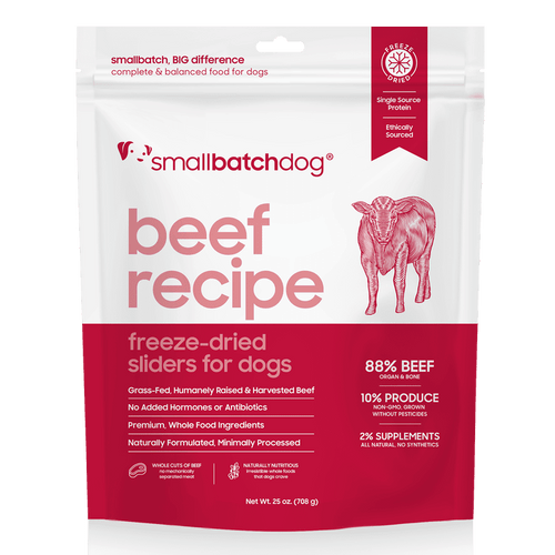 Smallbatch Freeze-dried Beef Small Bites for Dogs