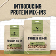 Vital Essentials Freeze-Dried Raw Protein Mix-In Rabbit Recipe Mini Nibs Topper for Dogs