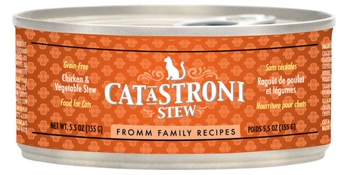 Fromm Family Recipes Cat-A-Stroni™ Chicken & Vegetable Stew Cat Food (5.5 oz, Single Can)