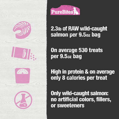 PureBites Freeze Dried Salmon Dog Treats (2.47-oz)