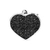 MyFamily USA ID Tags Shine Big Glitter Hearts