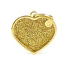 MyFamily USA ID Tags Shine Big Glitter Hearts