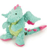 Go Dog Periwinkle Dragon with Chew Guard Technology Dog Chew Toy