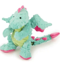 Go Dog Periwinkle Dragon with Chew Guard Technology Dog Chew Toy