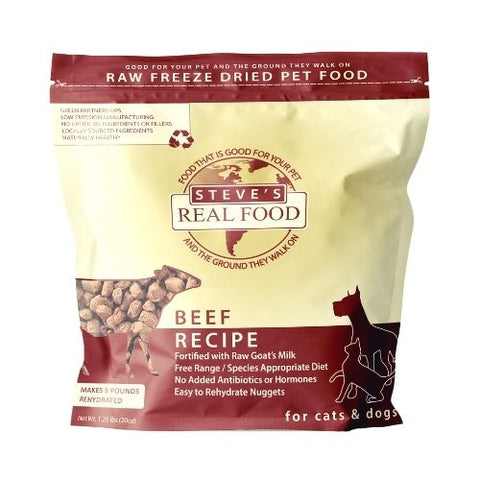 Steve's Freeze Dried Beef Recipe Dog Food