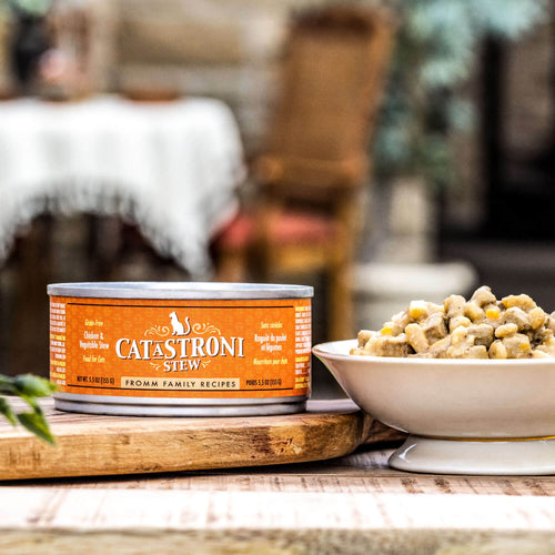 Fromm Family Recipes Cat-A-Stroni™ Chicken & Vegetable Stew Cat Food (5.5 oz, Single Can)