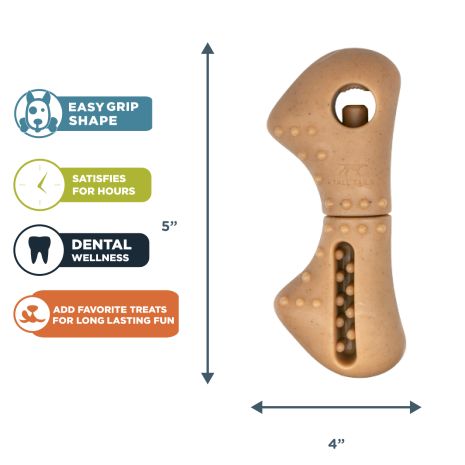 Tall Tails Treat Bone Chew Dog Toy