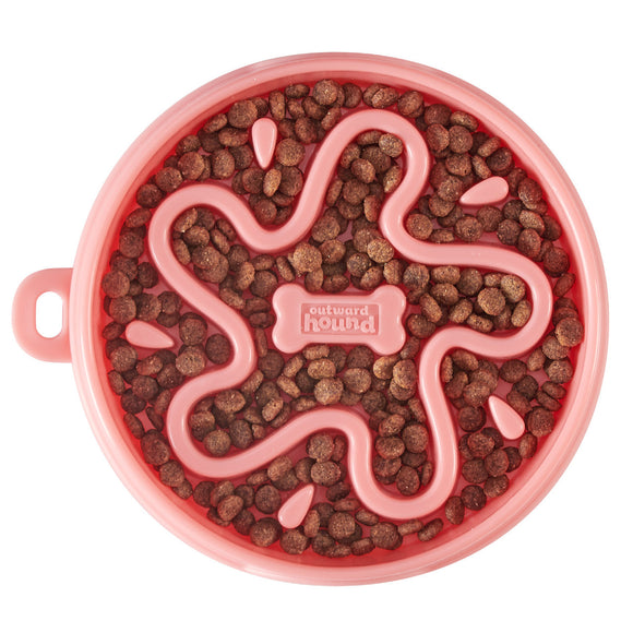 Outward Hound Fun Feeder Star Small Red