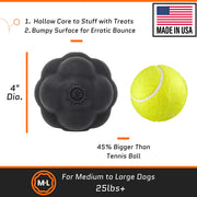 Monster K9 Dog Toys Tumbler Treat Ball