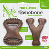 Benebone Dental Chew & Wishbone Dog Chew Toy (Medium - Pack of 2 / BACON)