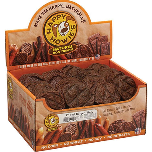 Happy Howie's Beef Burgers Bulk (4 inch, 1 Count)