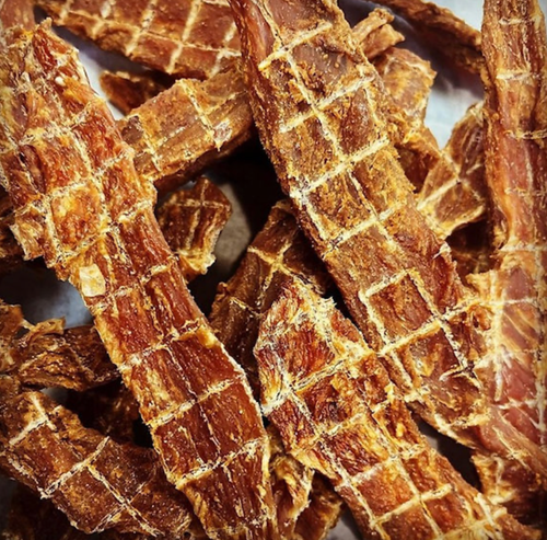 WaggMore Pet Boutique Doggy Crack Chicken Jerky With Bacon & BBQ Dog Treats