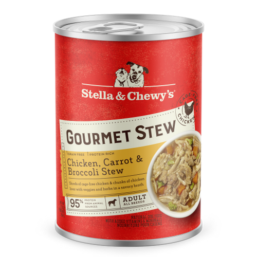 Stella & Chewy's Gourmet Chicken, Carrot & Broccoli Stew for Dogs (12.5 oz. Single)