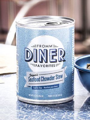 Fromm Diner Favorites Skipper’s Seafood Chowder Stew Dog Food (12.5 oz)