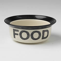 Pooch Basics Food/Water Ceramic Bowls