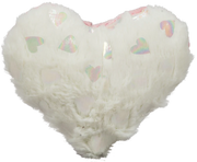HuggleHounds Valentine's Day Pearlescent Heart Plush Dog Toy