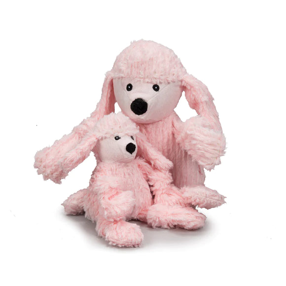 Huggle Hounds Diva Pink Poodle Knottie Plush Dog Toy