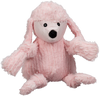 Huggle Hounds Diva Pink Poodle Knottie Plush Dog Toy