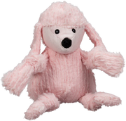 Huggle Hounds Diva Pink Poodle Knottie Plush Dog Toy
